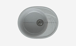 MAXSTONE Мойка глянцевая MS-8 (светло-серая) 570*460*200